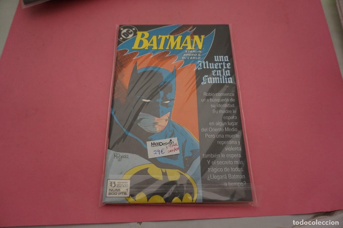 C&oacute;mics: 17D/ 3 TOMOS - COMPLETA - DC - BATMAN - EDICIONES ZINCO - UNA MUERTE EN LA FAMILIA