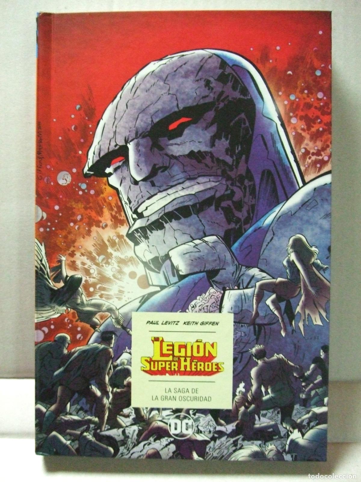 C&oacute;mics: LA LEGI&Oacute;N DE SUPERH&Eacute;ROES , LA SAGA DE LA GRAN OSCURIDAD - PAUL LEVITZ - ECC COMICS DC ICONS 2022