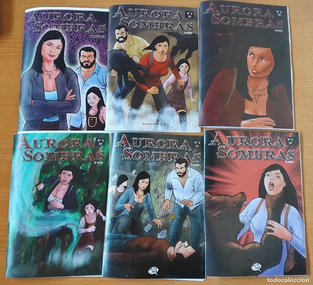 C&oacute;mics: AURORA SOMBRAS COMPLETA 6 N&Uacute;MEROS la casa chica