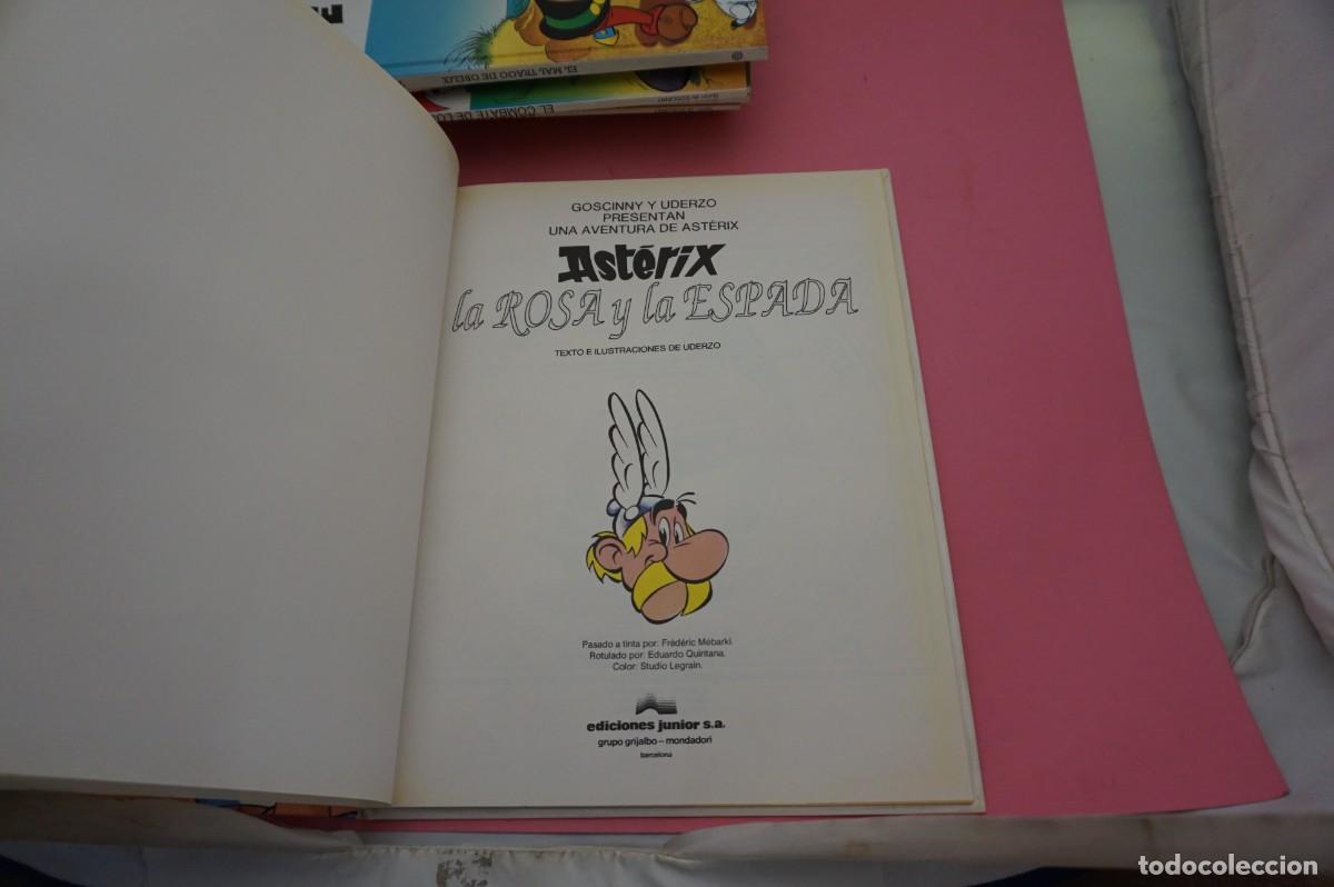C&oacute;mics: 18C/ ASTERIX - LA ROSA Y LA ESPADA - EDICIONES JUNIOR - Foto 2