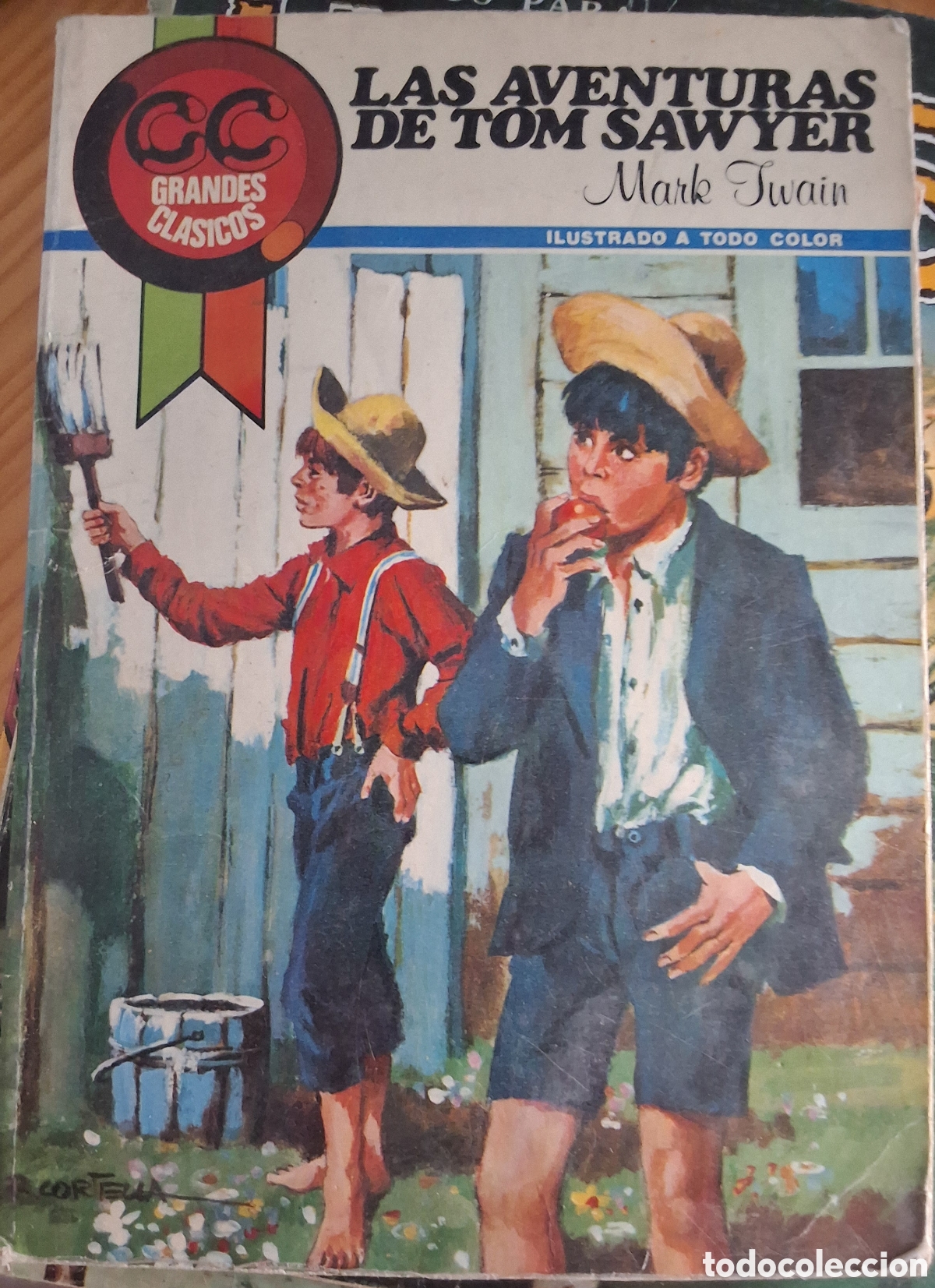 Comics : Las aventuras de Tom Sawyer grandes clasicos comic n&uacute;mero 1 a&ntilde;o 1977 edita topela