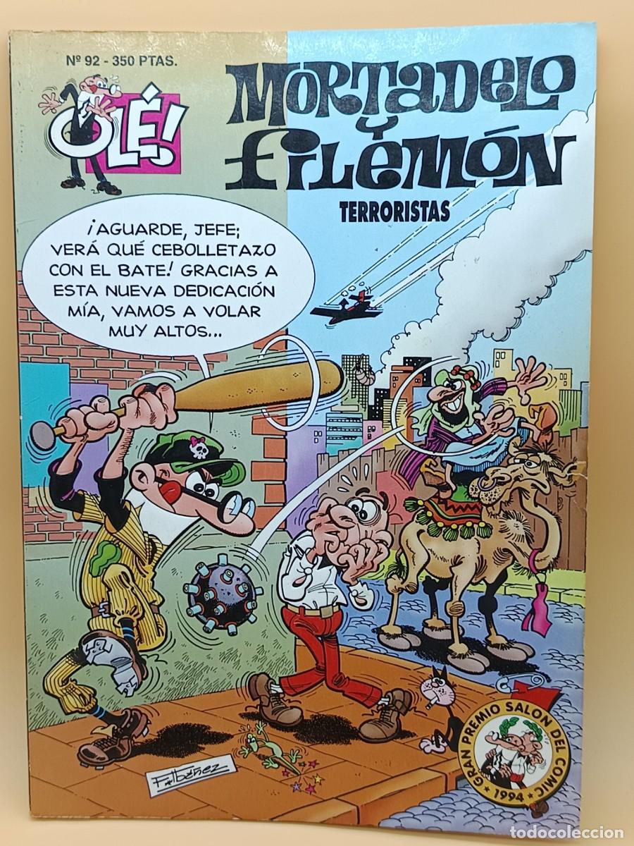 C&oacute;mics: MORTADELO Y FILEMON,OLE- EDICIONES B- N.92