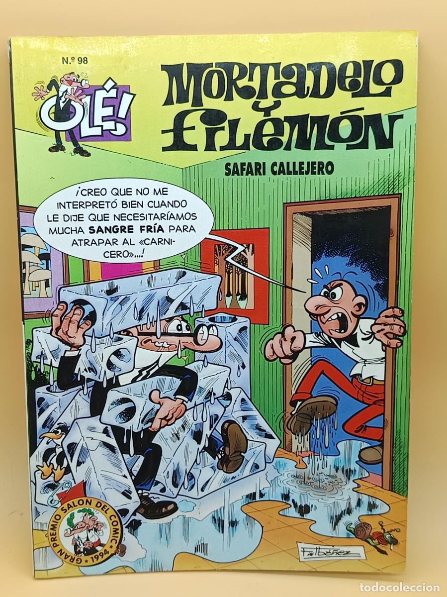 C&oacute;mics: MORTADELO Y FILEMON,OLE- EDICIONES B- N.98