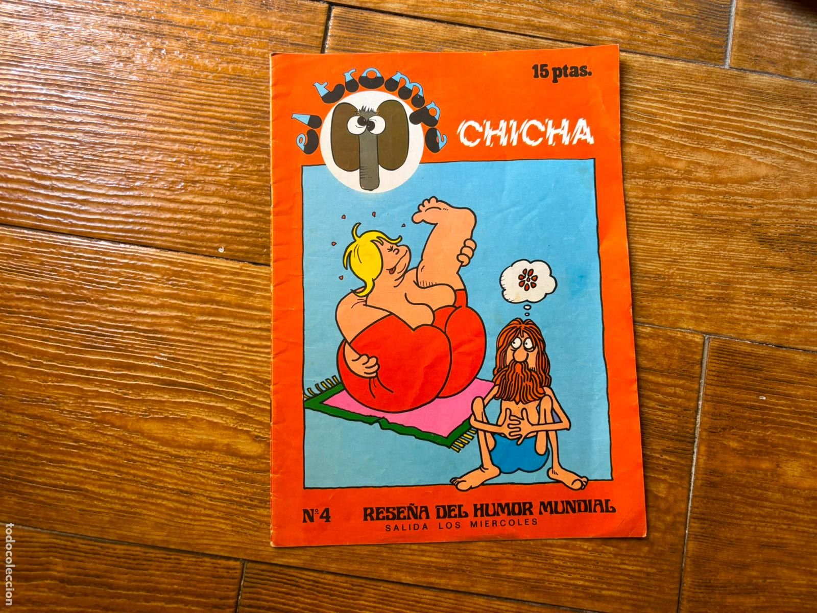 Comics : EL TROMPA - N&ordm; 4 - CHICHA - RESE&Ntilde;A DEL HUMOR MUNDIAL - A&Ntilde;O 1976