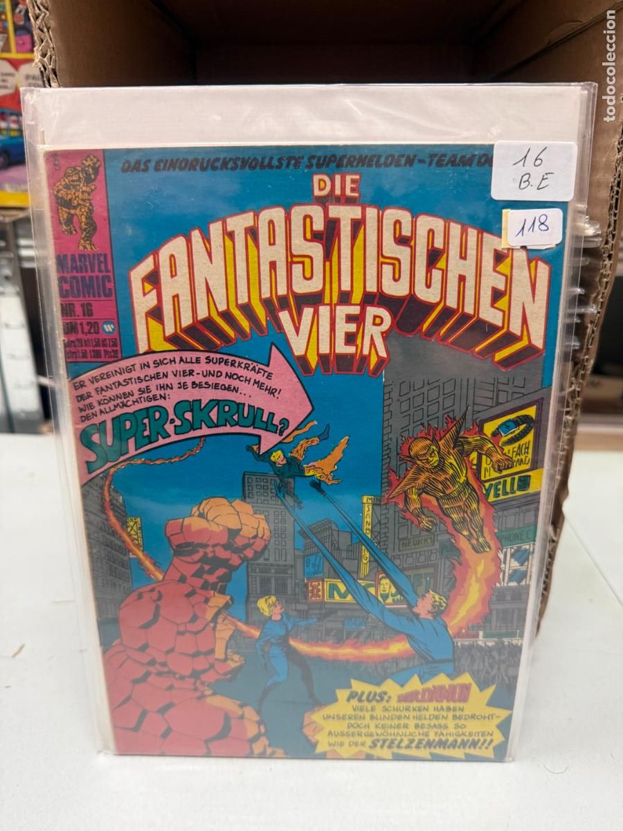 Comics: LOS 4 FANTASTICOS MARVEL COMICS NUMERO 16 EN ALEMAN