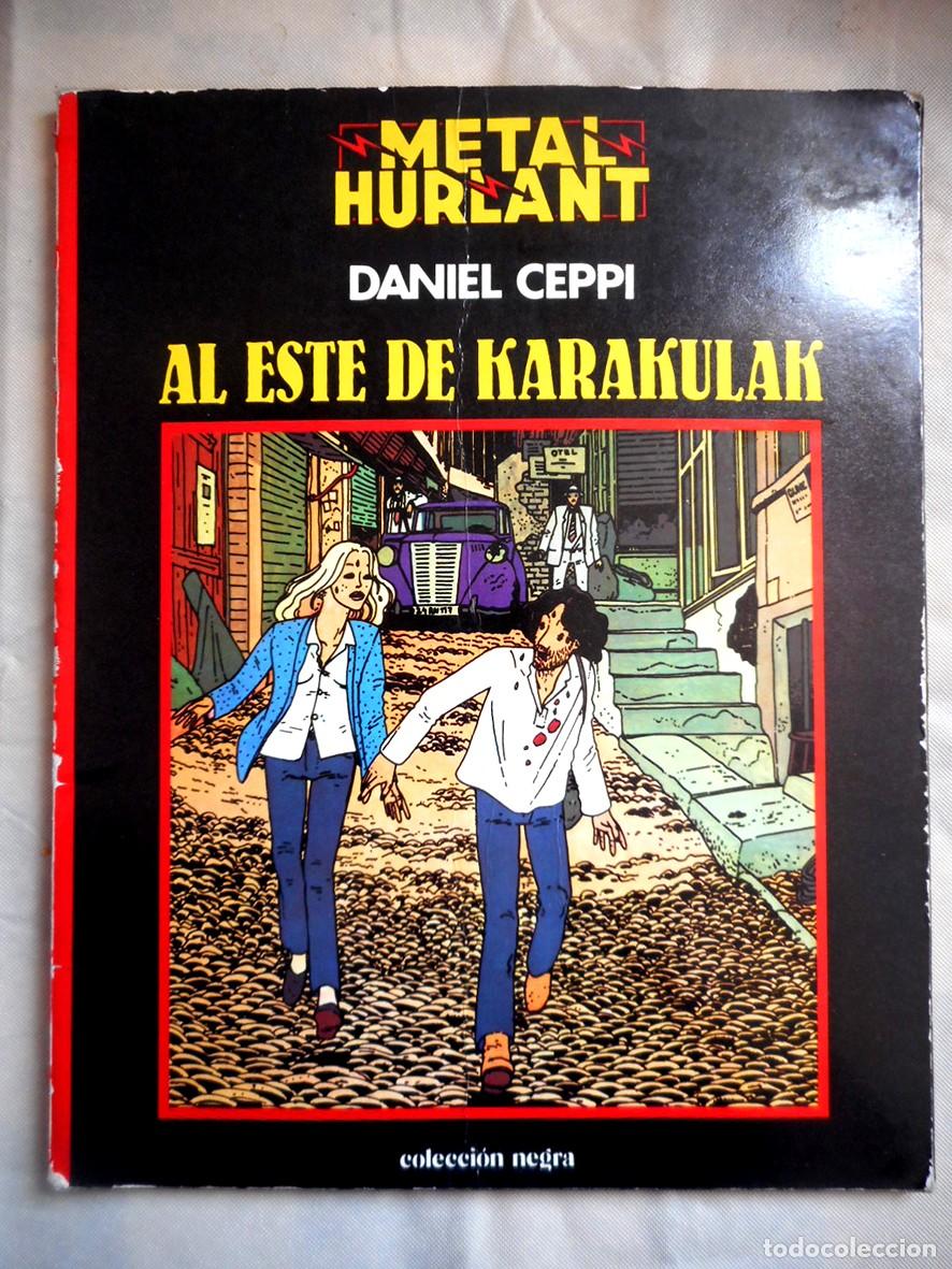 Comics : COLECCI&Oacute;N NEGRA N&ordm;4 AL ESTE DE KARAKULAK (EUROCOMIC-MAYO 1981) DANIEL CEPPI