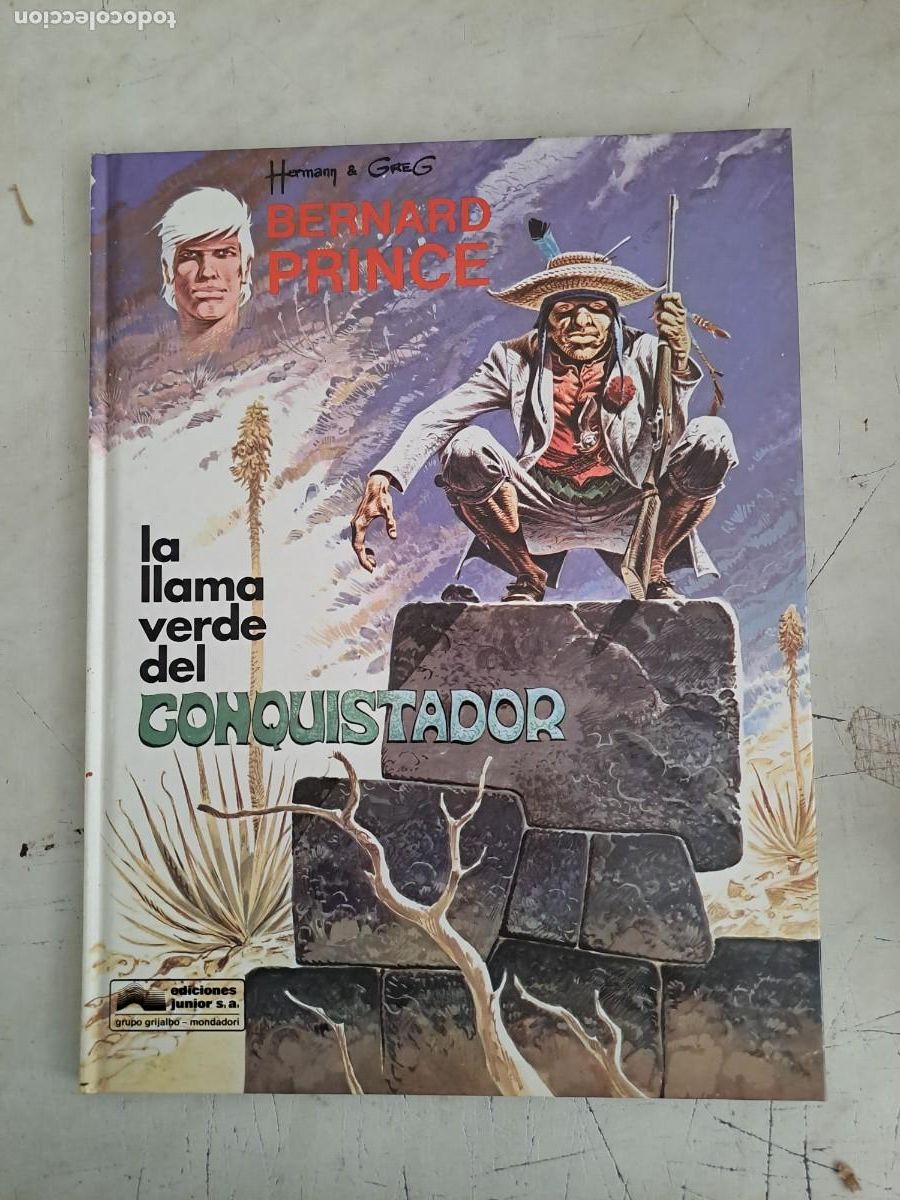 C&oacute;mics: Bernard Prince 8, la llama verde del conquistador, Grijalbo en perfecto estado Bolsa DA