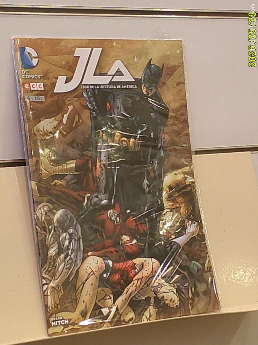 C&oacute;mics: JLA LIGA DE LA JUSTICIA DE AMERICA N&ordm; 6 BRYAN HITCH DC - ECC