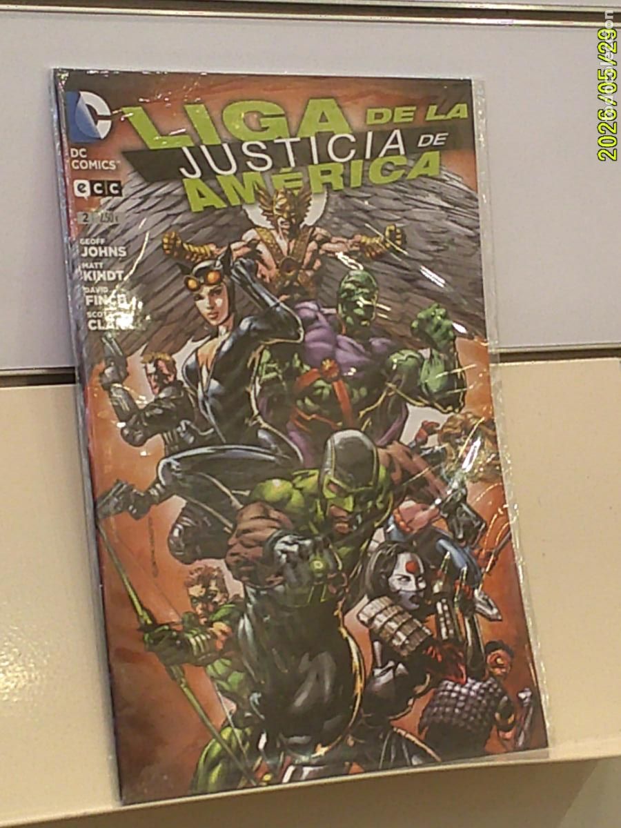 C&oacute;mics: LIGA DE LA JUSTICIA DE AMERICA N&ordm; 2 GEOFF JOHNS DC - ECC