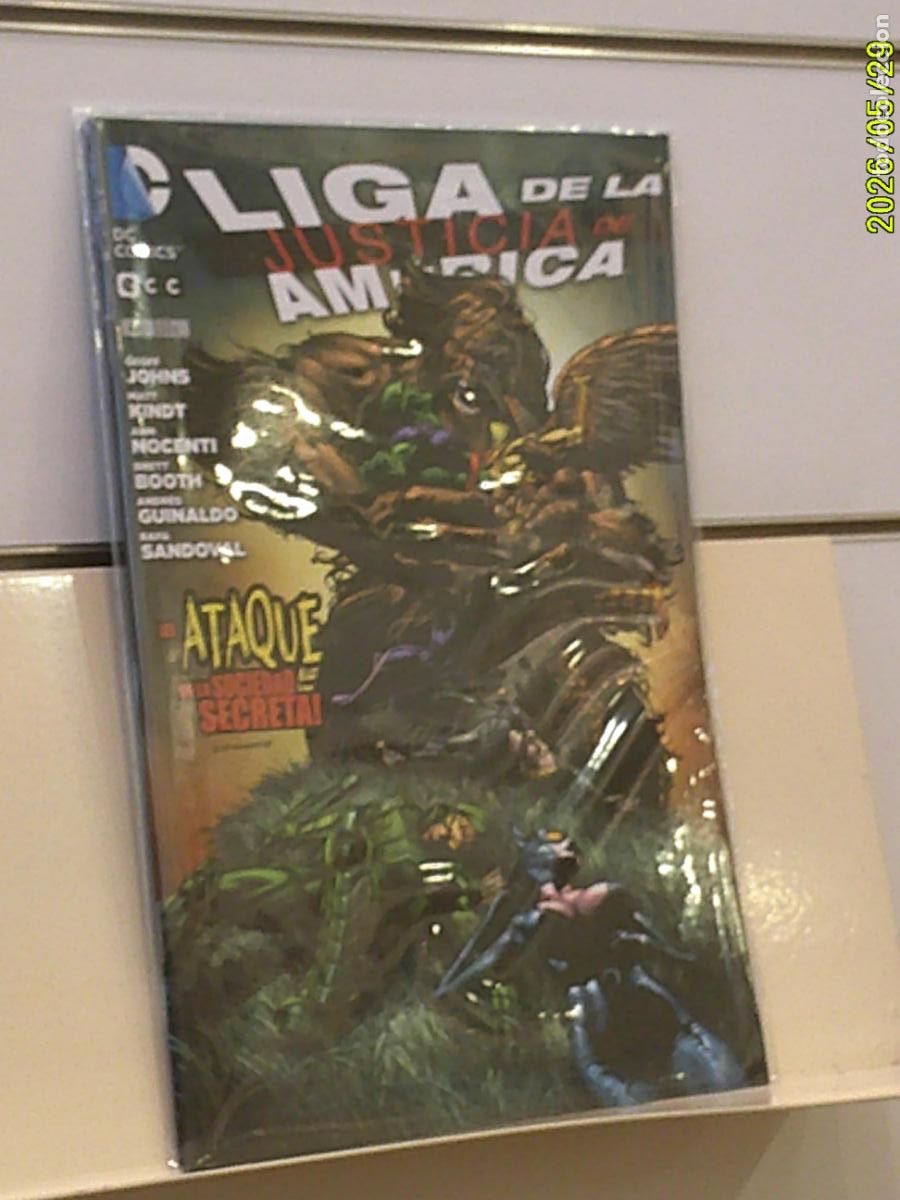 C&oacute;mics: LIGA DE LA JUSTICIA DE AMERICA N&ordm; 4 GEOFF JOHNS DC - ECC