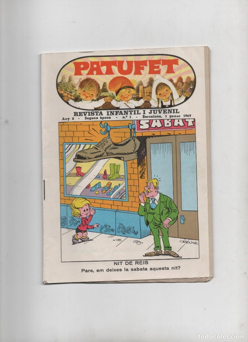 C&oacute;mics: PATUFET, REVISTA INFANTIL Y JUVENIL SEGONA EPOCA NUMERO 3 BARCELONA 3 DE GENER 1969 EN CATALA
