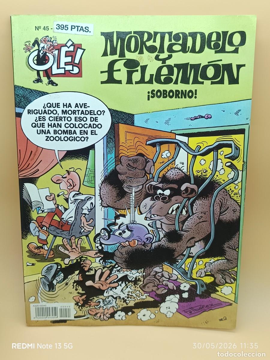 C&oacute;mics: MORTADELO Y FILEMON,OLE- EDICIONES B- N.45 - Foto 1