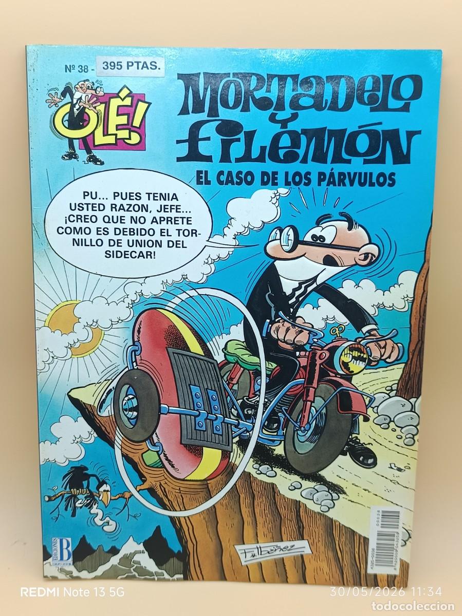 C&oacute;mics: MORTADELO Y FILEMON,OLE- EDICIONES B- N.38 - Foto 1