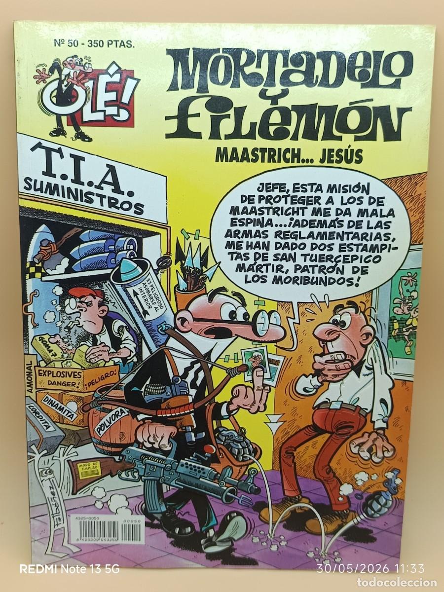 C&oacute;mics: MORTADELO Y FILEMON,OLE- EDICIONES B- N.50 - Foto 1