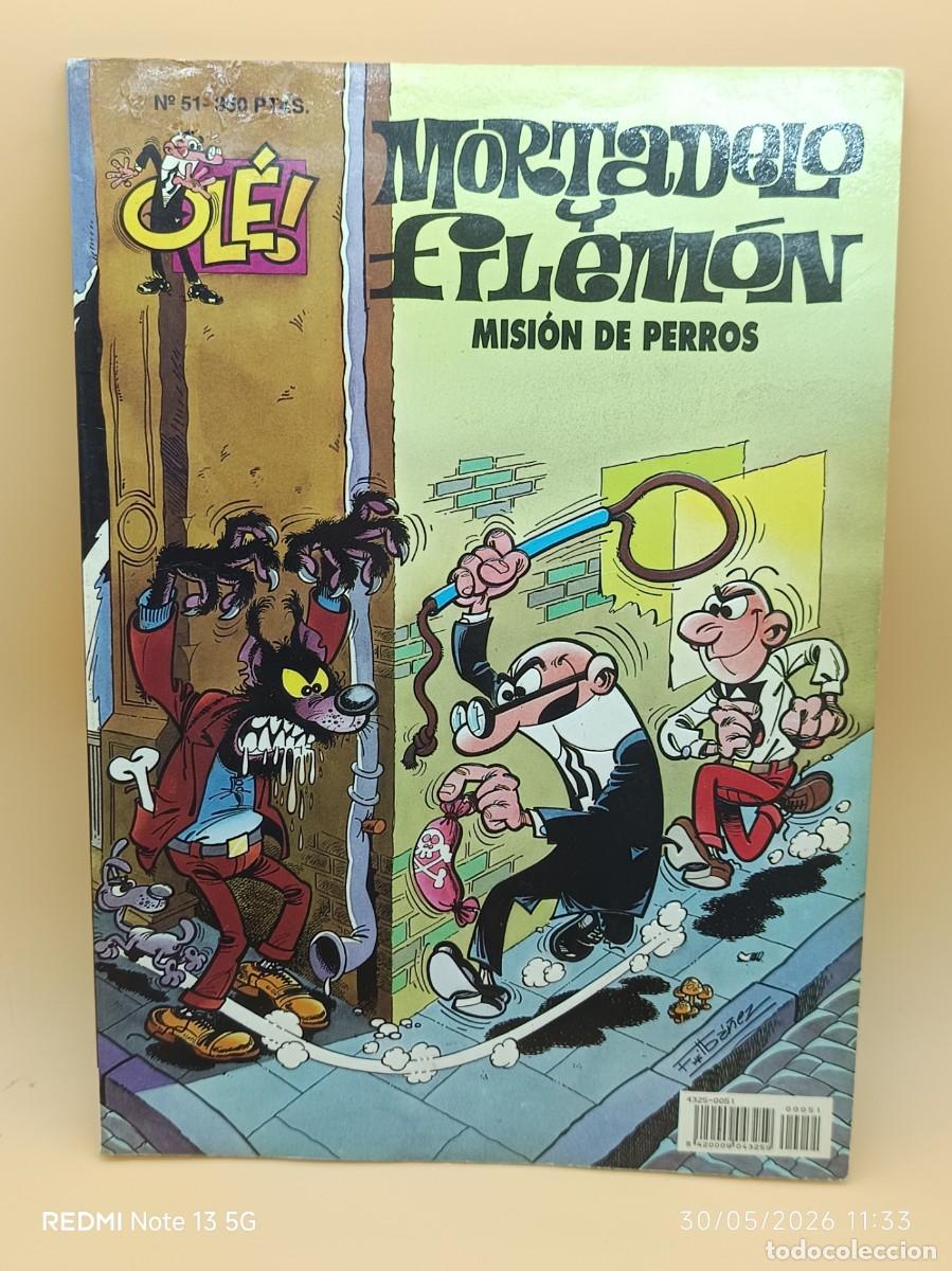 C&oacute;mics: MORTADELO Y FILEMON,OLE- EDICIONES B- N.51 - Foto 1