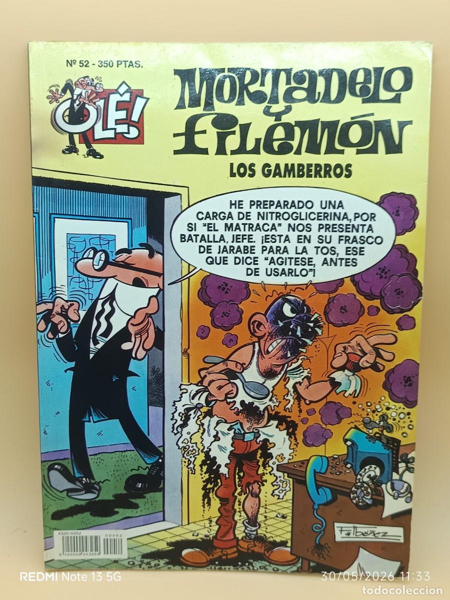 C&oacute;mics: MORTADELO Y FILEMON,OLE- EDICIONES B- N.52 - Foto 1