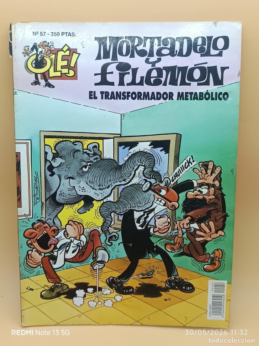 C&oacute;mics: MORTADELO Y FILEMON,OLE- EDICIONES B- N.57 - Foto 1