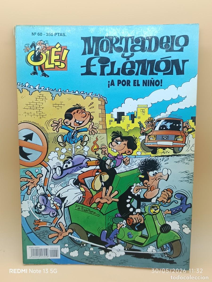 Comics: MORTADELO Y FILEMON,OLE- EDICIONES B- N.60