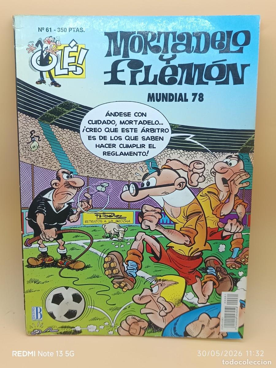 C&oacute;mics: MORTADELO Y FILEMON,OLE- EDICIONES B- N.61 - Foto 1