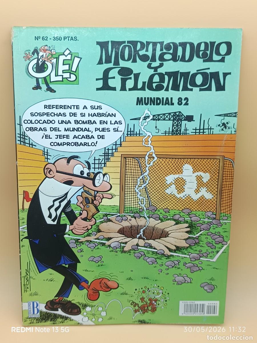 C&oacute;mics: MORTADELO Y FILEMON,OLE- EDICIONES B- N.62 - Foto 1