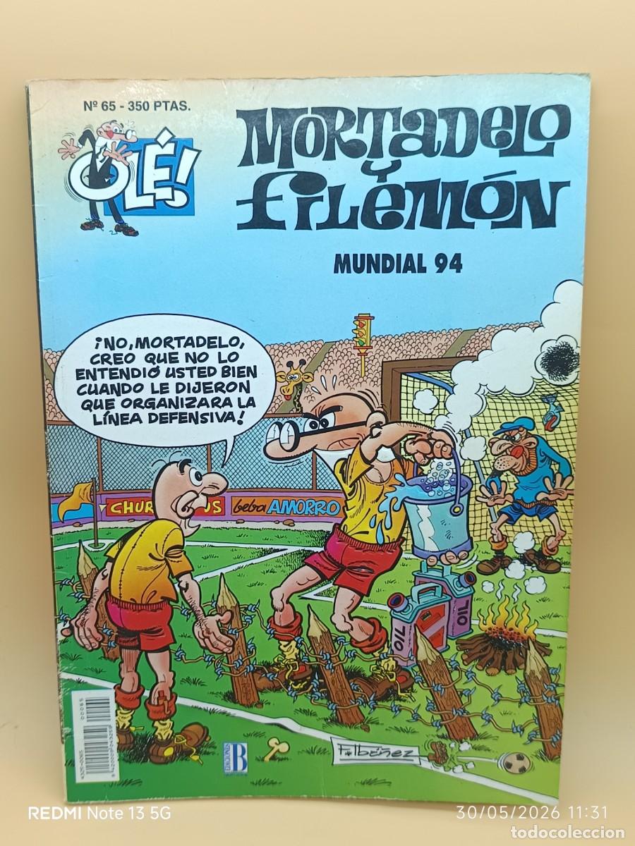 Comics: MORTADELO Y FILEMON,OLE- EDICIONES B- N.65