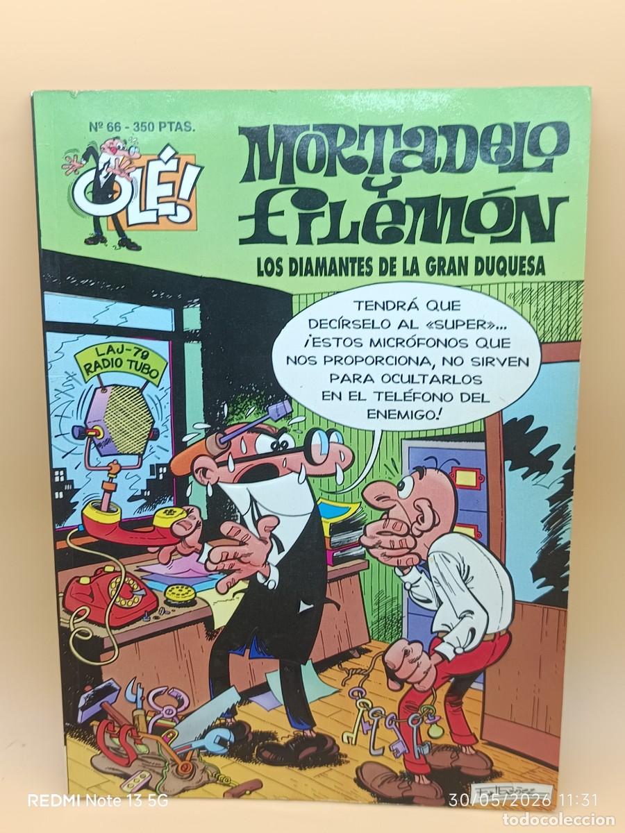 C&oacute;mics: MORTADELO Y FILEMON,OLE- EDICIONES B- N.66 - Foto 1