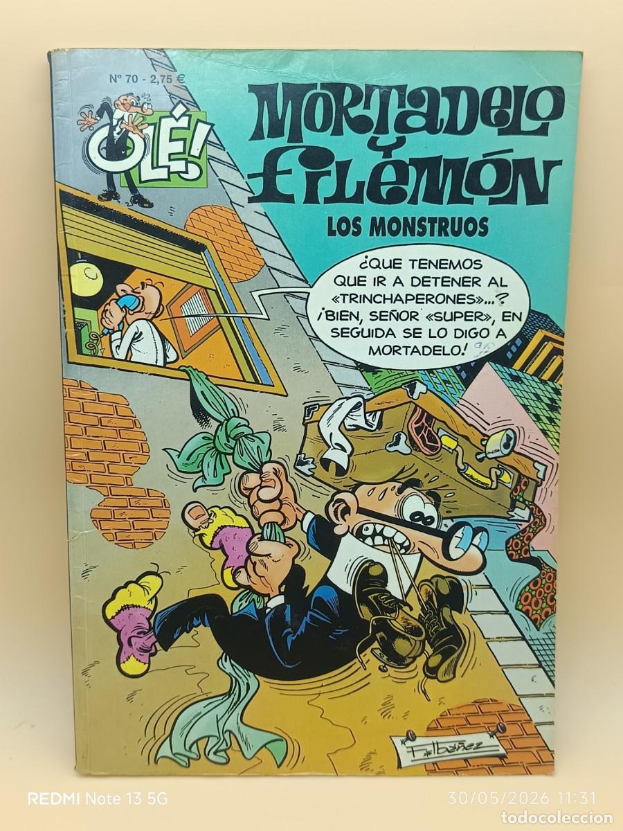 C&oacute;mics: MORTADELO Y FILEMON,OLE- EDICIONES B- N.70 - Foto 1
