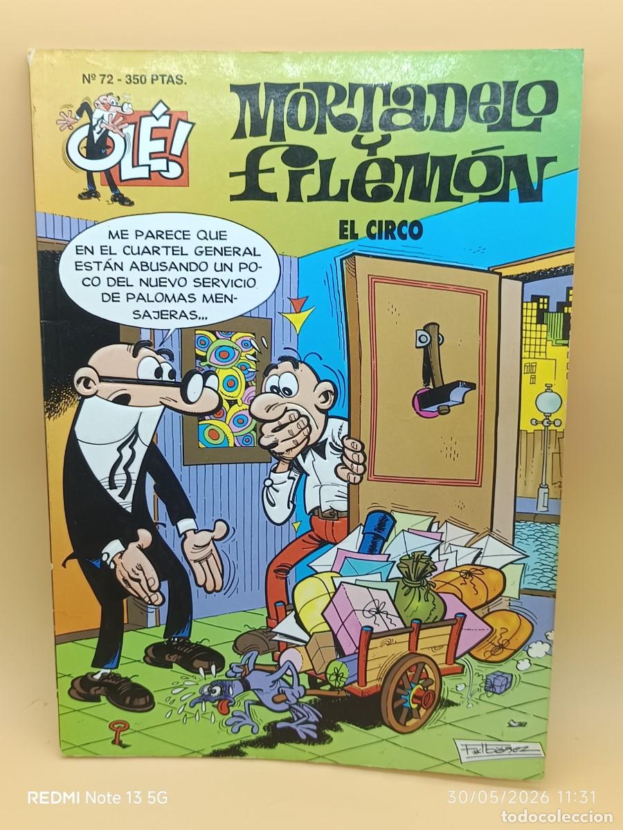 C&oacute;mics: MORTADELO Y FILEMON,OLE- EDICIONES B- N.72 - Foto 1