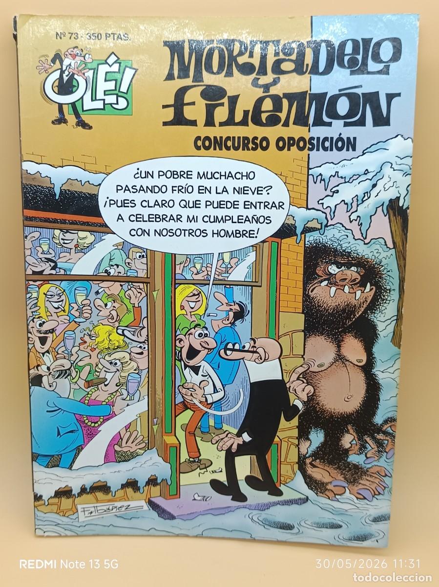 C&oacute;mics: MORTADELO Y FILEMON,OLE- EDICIONES B- N.73 - Foto 1