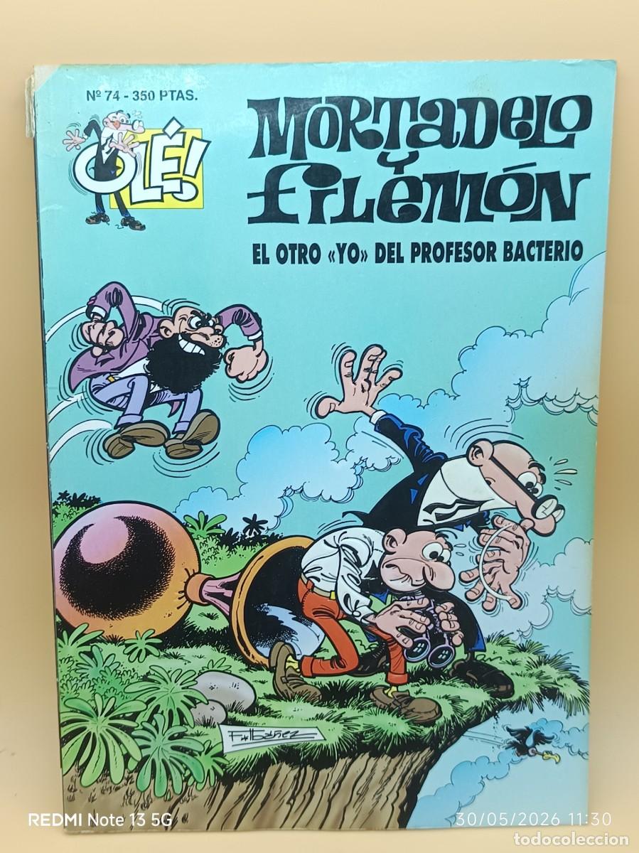 C&oacute;mics: MORTADELO Y FILEMON,OLE- EDICIONES B- N.74 - Foto 1
