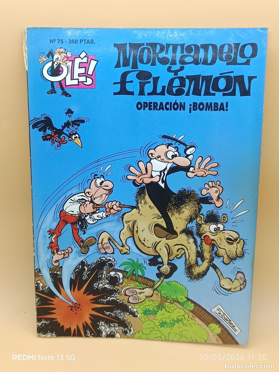 C&oacute;mics: MORTADELO Y FILEMON,OLE- EDICIONES B- N.75 - Foto 1