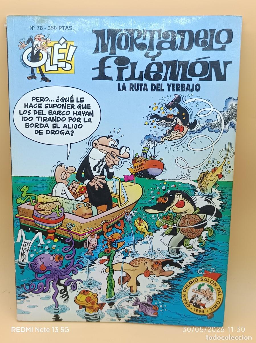 C&oacute;mics: MORTADELO Y FILEMON,OLE- EDICIONES B- N.78 - Foto 1