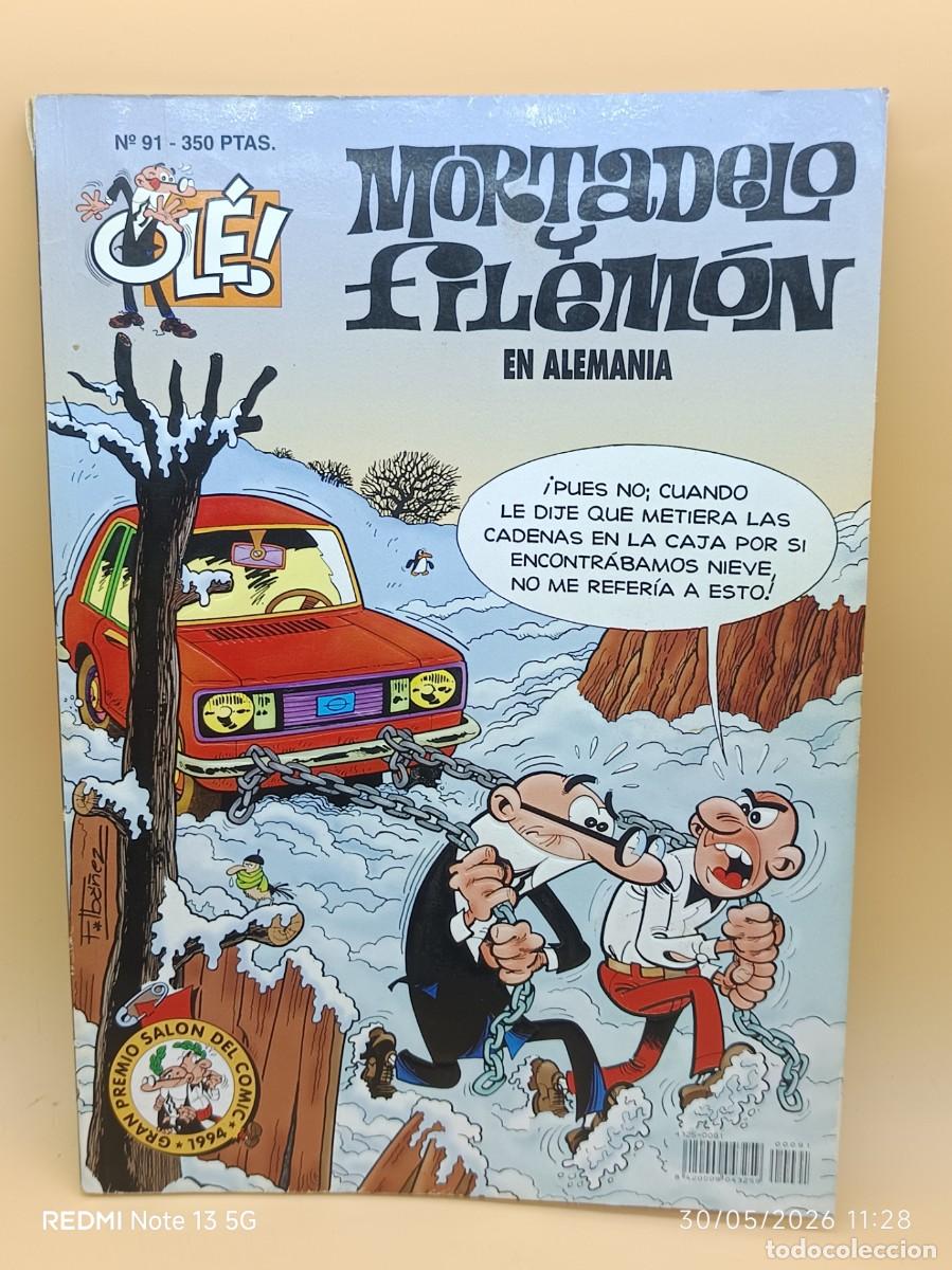 C&oacute;mics: MORTADELO Y FILEMON,OLE- EDICIONES B- N.91 - Foto 1