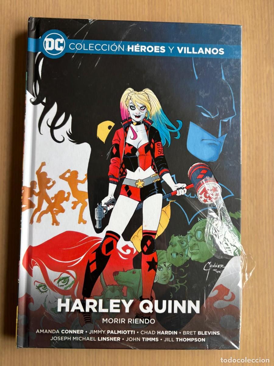 C&oacute;mics: Coleccion heroes y villanos harley quinn morir riendo estado muy bueno