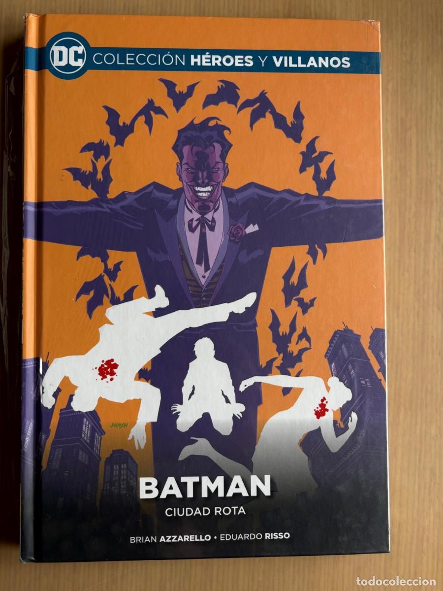 C&oacute;mics: Coleccion heroes y villanos Batman ciudad rota estado nuevo