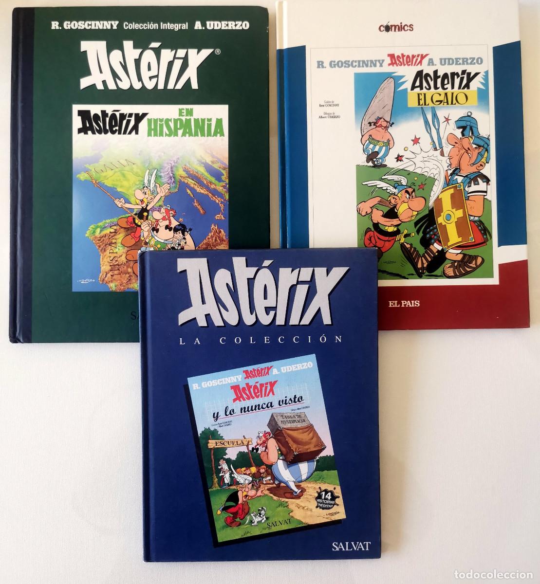 C&oacute;mics: Asterix. En Hispania. Y lo nunca visto. Salvat. El Galo. El Pa&iacute;s. Goscinny Uderzo