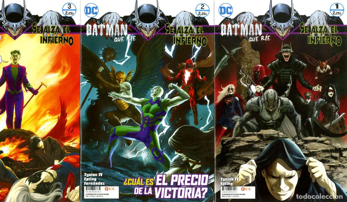 Comics: El Batman Que R&iacute;e Se Alza el Infierno / DC - Completa 4 num. (ECC, 2020) - Tynion IV / Epting