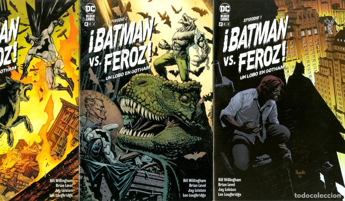 Comics: &iexcl;Batman vs. Feroz! Un Lobo en Gotham / DC - Completa 6 num. (ECC, 2022) - Bill Willingham / Brian Le