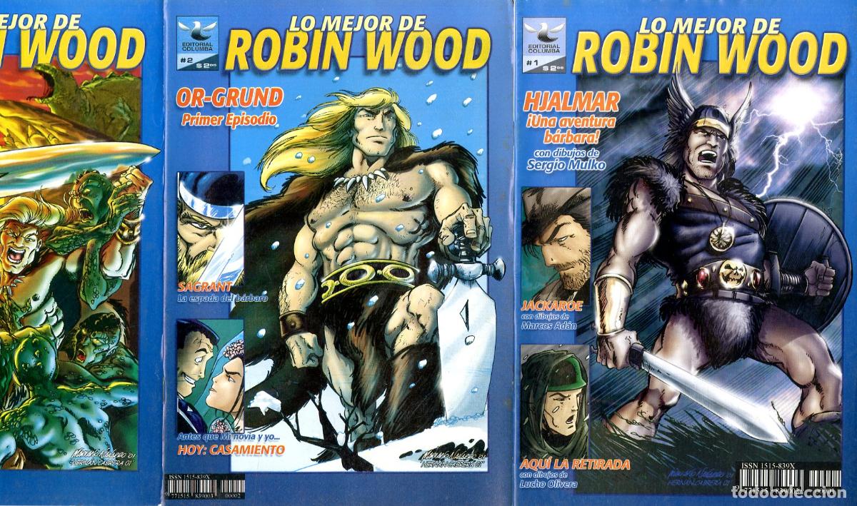 C&oacute;mics: Lo Mejor de Robin Wood - Completa 3 num. (Columba, 2001)
