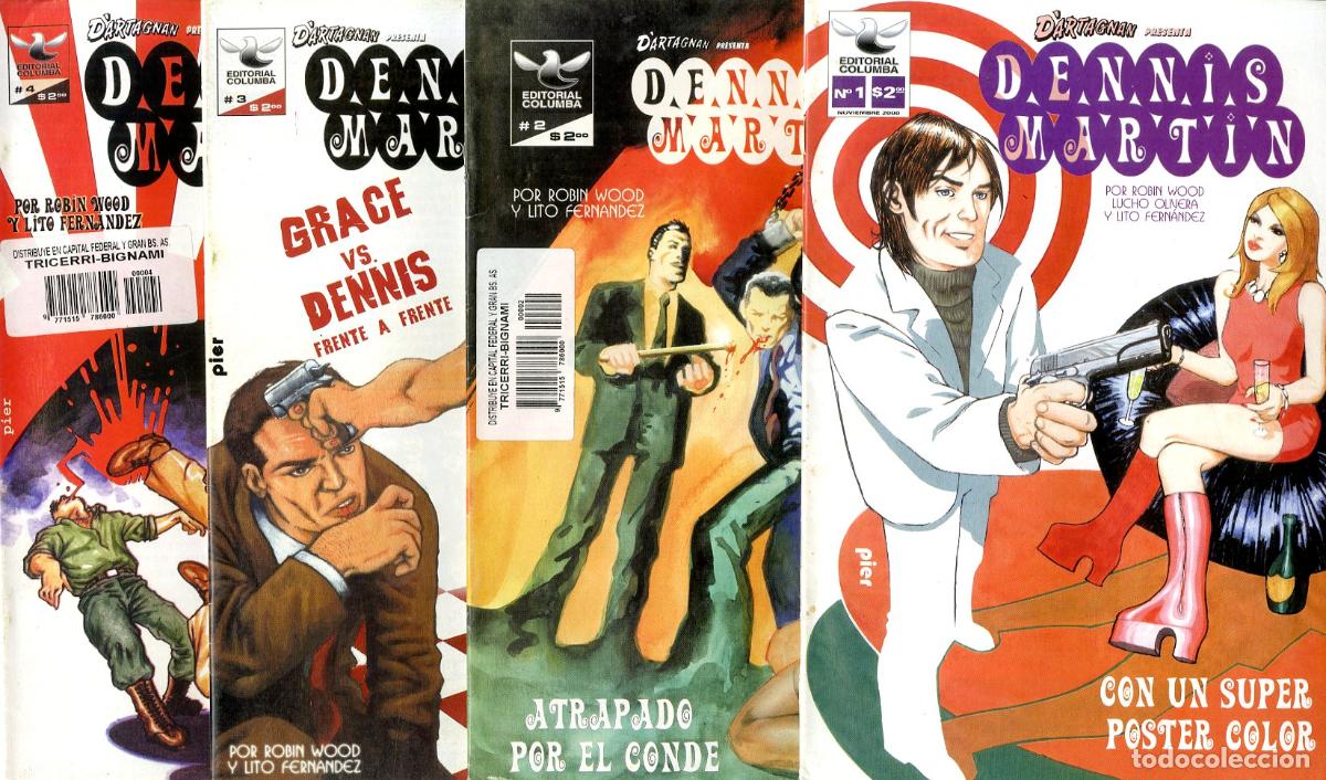 Comics : D&agrave;rtagnan Dennis Martin - Completa 6 num. (Columba, 2000) - Robin Wood / Lucho Olivera / Lito Fern&aacute;n