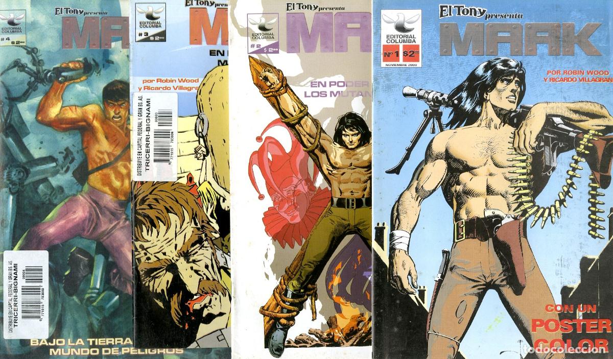 Fumetti: El Tony Presenta Mark - Completa 7 num. (Columba, 2000) - Robin Wood / Ricardo Villagran