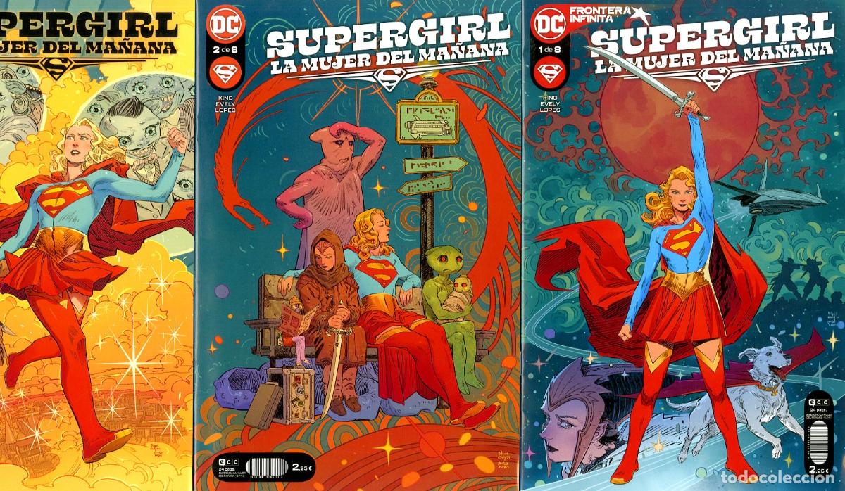 C&oacute;mics: Supergirl La Mujer del Ma&ntilde;ana / DC Frontera Infinita - Completa 8 num. (2022) - King / Evely / Lopes