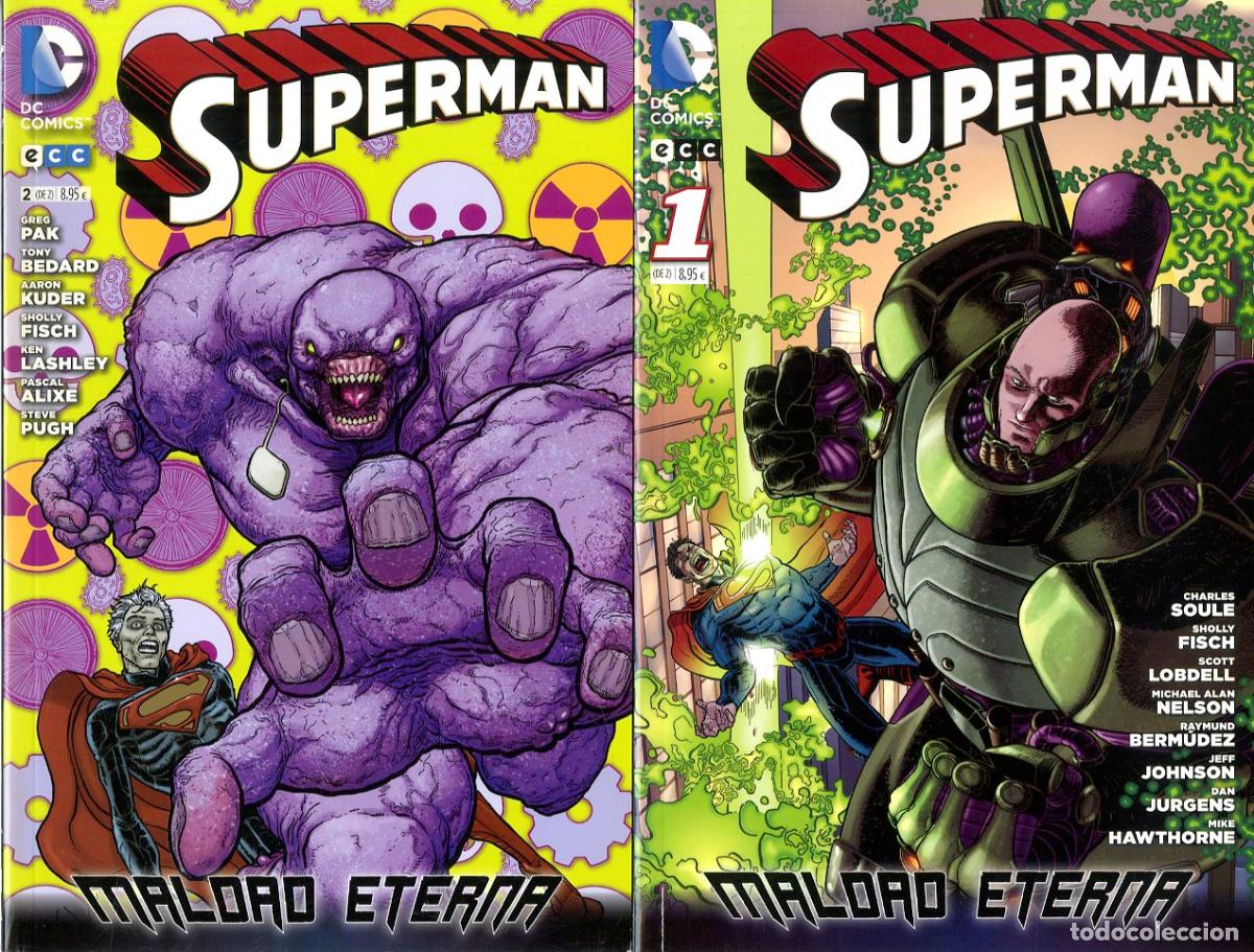 Comics: Superman Maldad Eterna / DC - Completa 2 num. (2014) - Soule / Fisch / Lobdell / Nelson / Berm&uacute;dez /