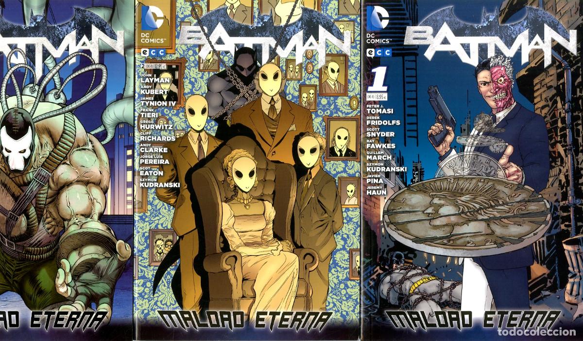C&oacute;mics: Batman Maldad Eterna / DC - Completa 4 num. (2014) - Tomasi / Fridolfs / Snyder / Fawkes / March / K