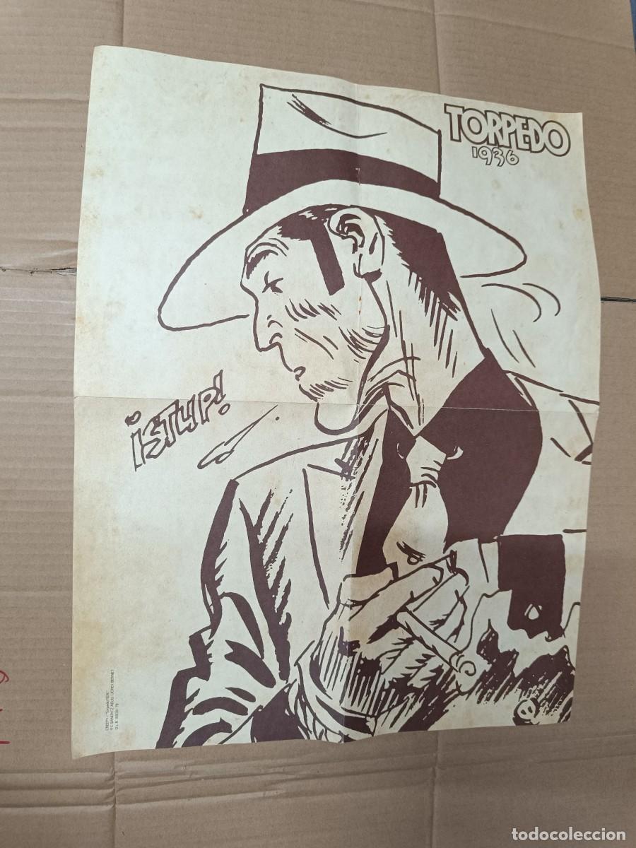 Fumetti: ANTIGUO CARTEL DE COMIC, TORPEDO 1936, SANCHEZ ABULI Y JORDI BERNET 1979 -P24