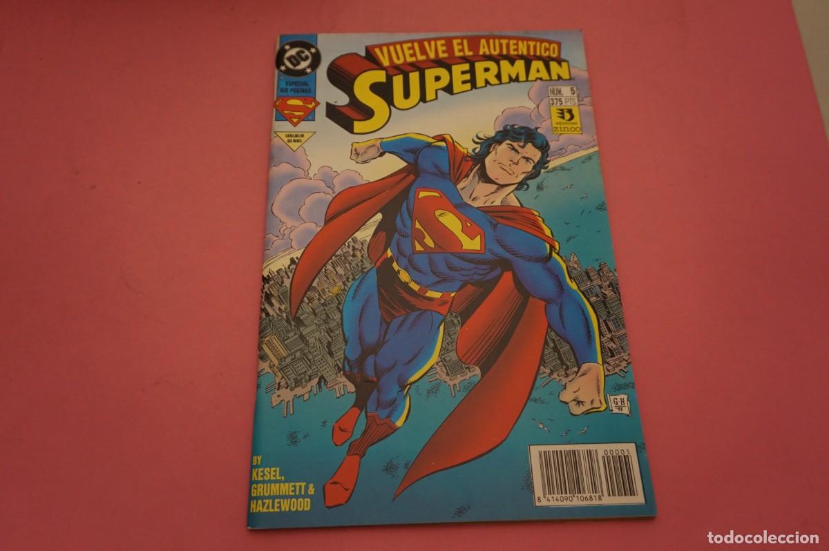 C&oacute;mics: AL/ DC - EDICIONES ZINCO - SUPERMAN N&ordm; 5 - VUELVE EL AUTENTICO SUPERMAN