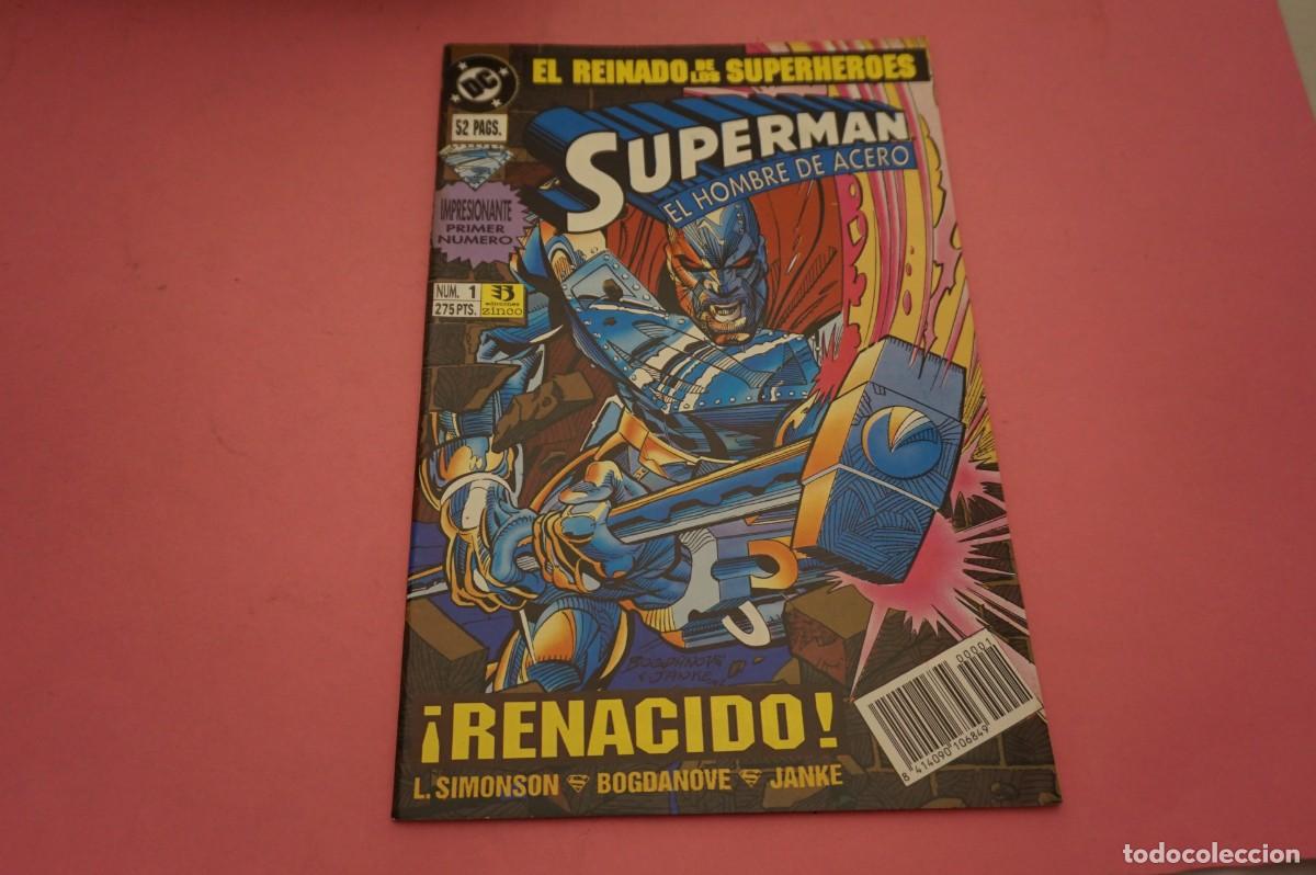 C&oacute;mics: AL/ DC - EDICIONES ZINCO - SUPERMAN N&ordm; 1 - EL REINADO DE LOS SUPERHEROES - RENACIDO