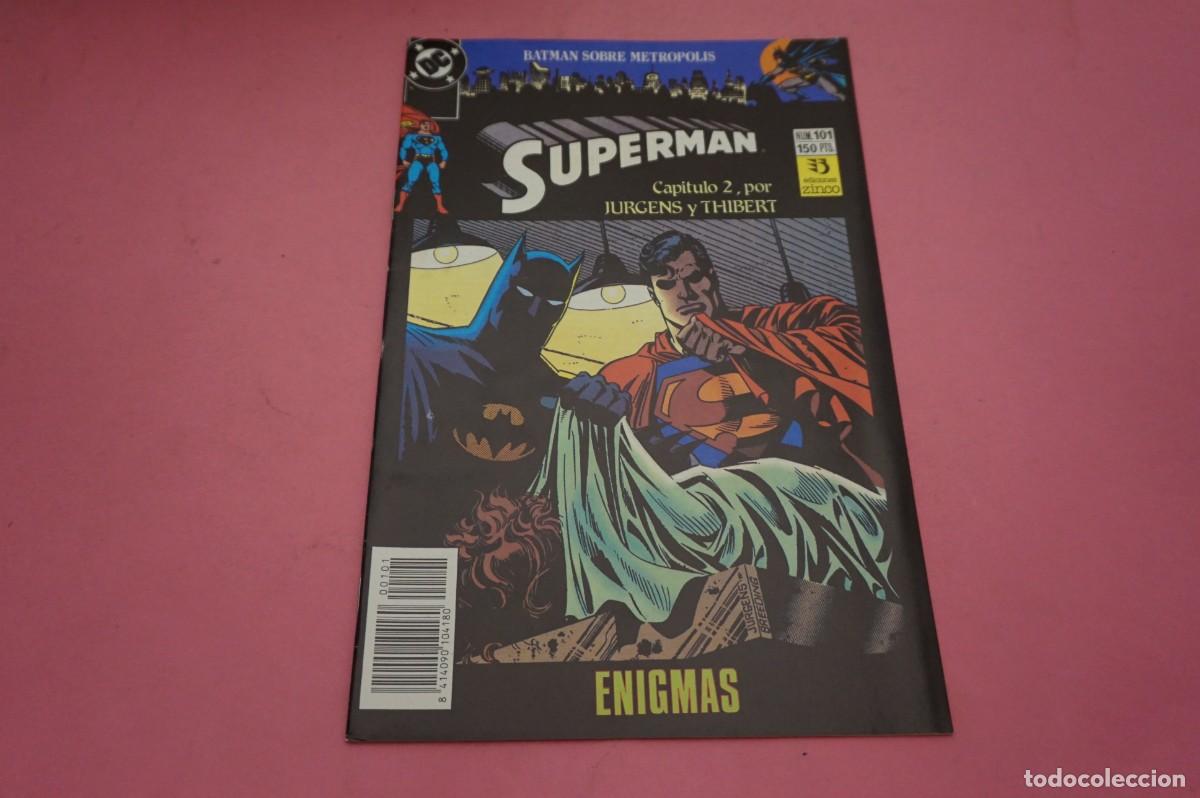 C&oacute;mics: AL/ DC - EDICIONES ZINCO - SUPERMAN N&ordm; 101 - BATMAN SOBRE METROPOLIS - CAPITULO 2 - ENIGMAS