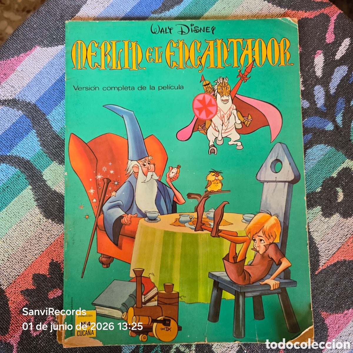 Comics : CUCA&Ntilde;A 4: WALT DISNEY, MERL&Iacute;N EL ENCANTADOR (RECREATIVAS)