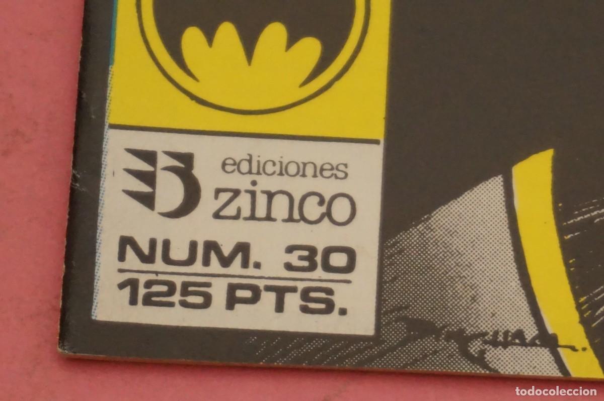 C&oacute;mics: AL/ DC - EDICIONES ZINCO NUM 30 - BATMAN - Foto 2